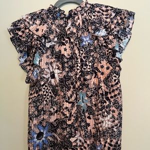 Ulla Johnson Dara Top in faded coral XS